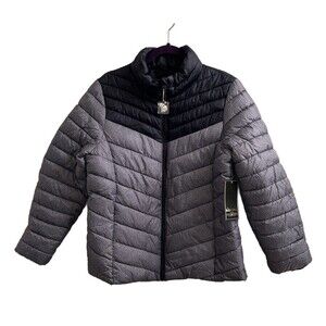 NWT Big Chill Puffer Jacket Navy Blue Light Cloud Tech Full Zip Women's L